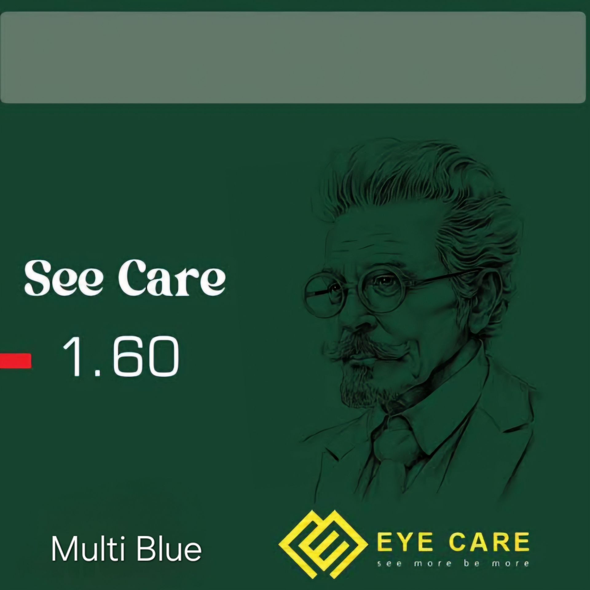 عدسی بلوکنترل see care 1.6 mr8 See Care 1.60 Multi blue Control