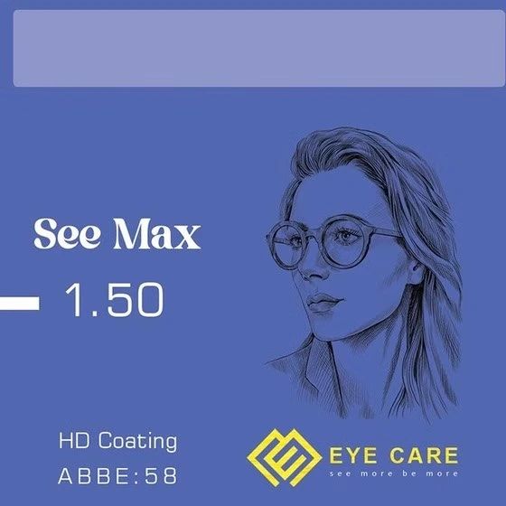 عدسی see max 1.5 See Max 1.50 HD Coating / ABBE: 58