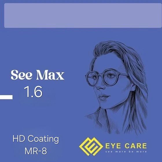 عدسی see max ۱.۶ See Max 1.60 HD Coating / ASP / MR-8